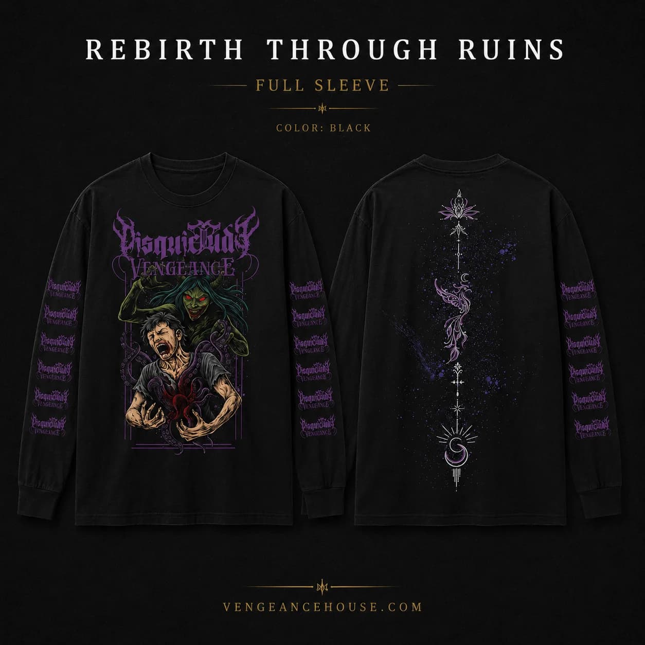 Rebirth Through Ruins Full Sleeve Tee